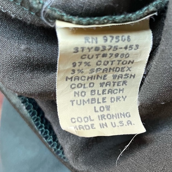 Vintage Syrup Clothing Co. 90s Grunge Army Green Skirt with Adjustable Straps - Picture 8 of 11